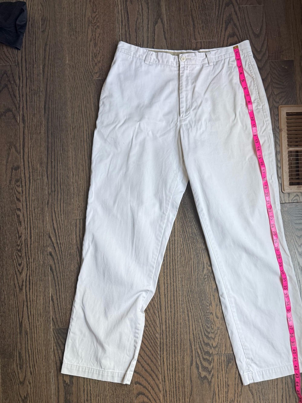 Men's Lt. khaki JCrew Classic Cotton Pants